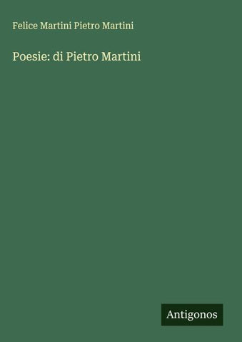 Poesie: di Pietro Martini
