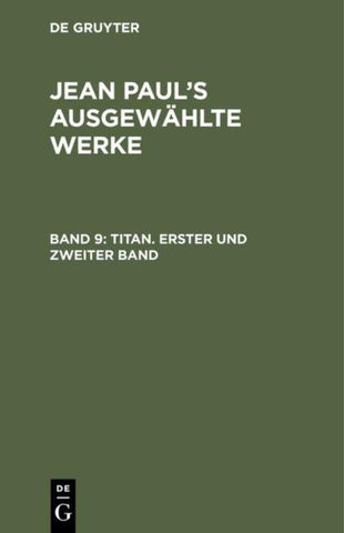 Titan. Erster und zweiter Band
