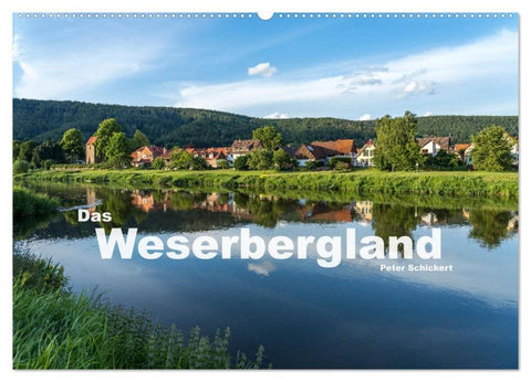 Das Weserbergland (Wandkalender 2026 DIN A2 quer), CALVENDO Monatskalender
