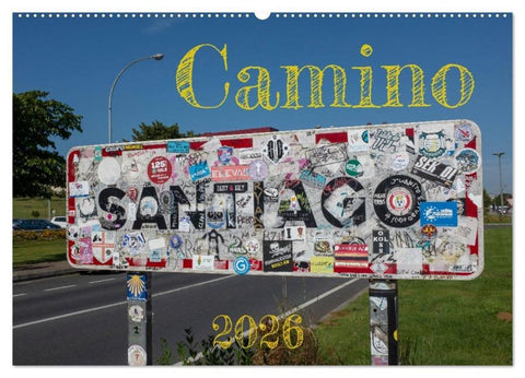 Camino 2026 (Wandkalender 2026 DIN A2 quer), CALVENDO Monatskalender