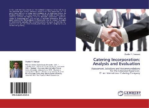 Catering Incorporation: Analysis and Evaluation