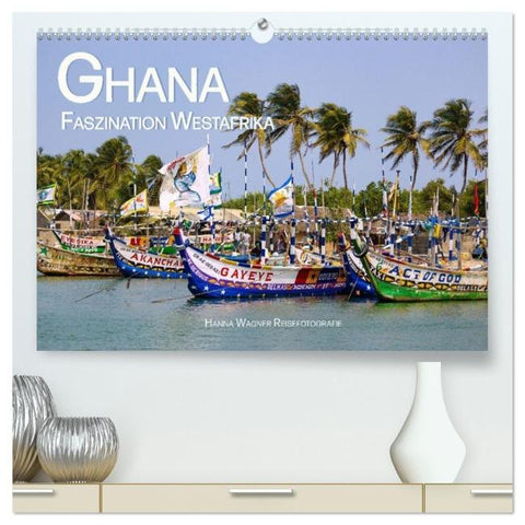 Ghana - Faszination Westafrika (hochwertiger Premium Wandkalender 2026 DIN A2 quer), Kunstdruck in Hochglanz