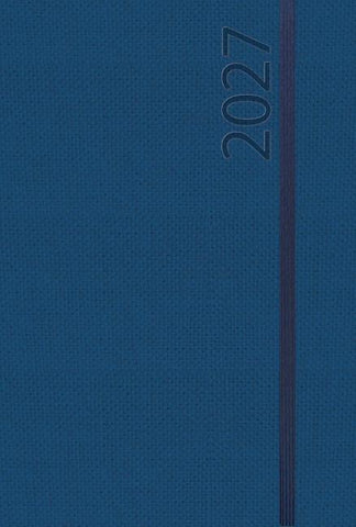Buchkalender Wochentimer Spirale dunkelblau 2027