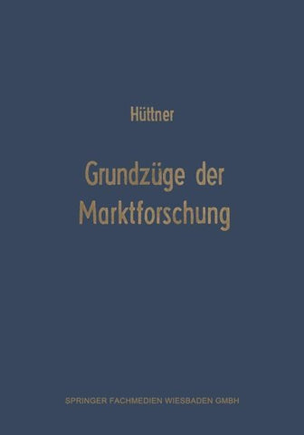 Grundzüge der Marktforschung