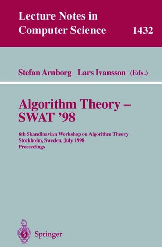 Algorithm Theory - SWAT'98