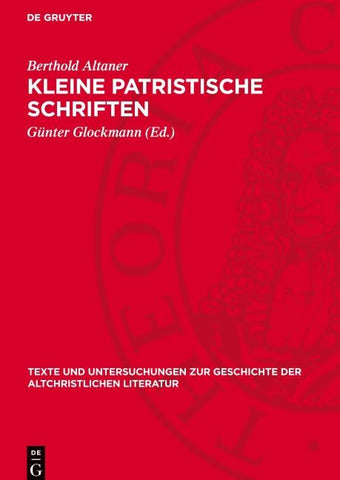 Kleine patristische Schriften