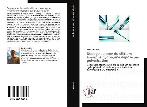 Dopage au bore du silicium amorphe hydrogène déposé par pulvérisation