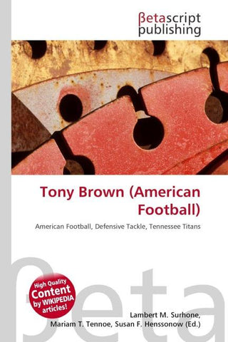 Tony Brown (American Football)