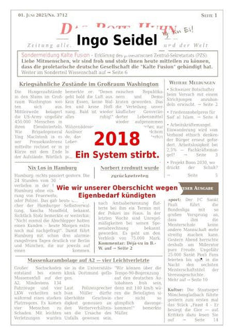 2018 Ein System stirbt