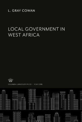 Local Government in West Africa