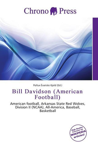 Bill Davidson (American Football)