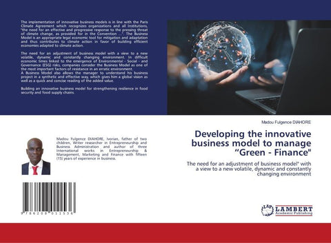 Developing the innovative business model to manage ¿Green - Finance"