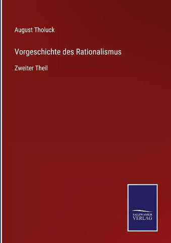 Vorgeschichte des Rationalismus