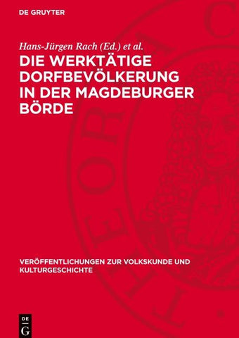 Die werktätige Dorfbevölkerung in der Magdeburger Börde