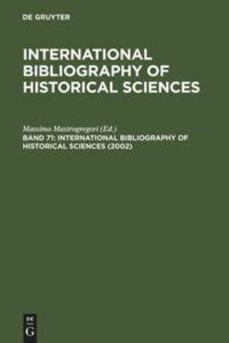 International Bibliography of Historical Sciences / 2002