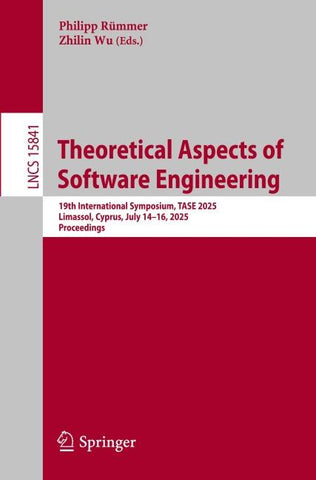 Theoretical Aspects of Software Engineering