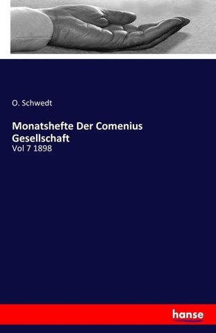 Monatshefte Der Comenius Gesellschaft