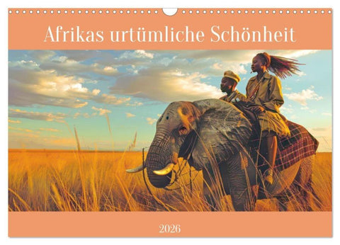 Afrikas urtümliche Schönheit (Wandkalender 2026 DIN A3 quer), CALVENDO Monatskalender