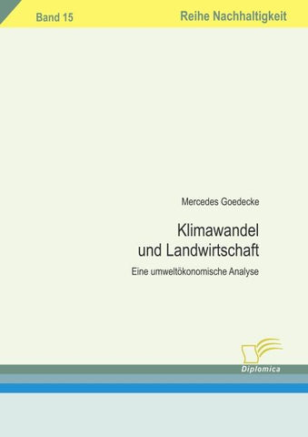 Klimawandel und Landwirtschaft