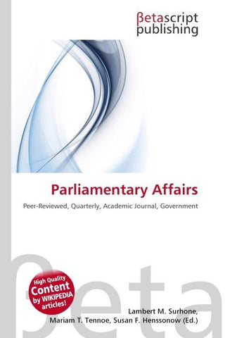 Parliamentary Affairs