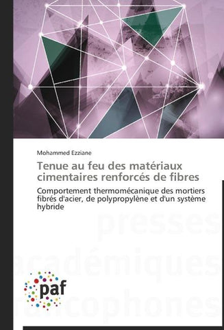 Tenue au feu des matériaux cimentaires renforcés de fibres