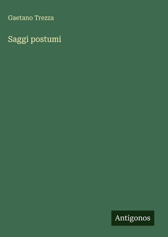 Saggi postumi