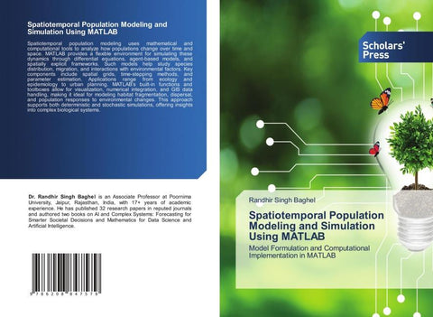 Spatiotemporal Population Modeling and Simulation Using MATLAB
