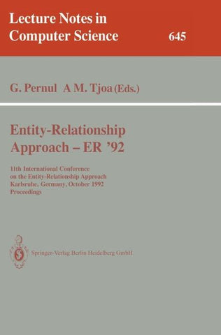 Entity-Relationship Approach - ER '92