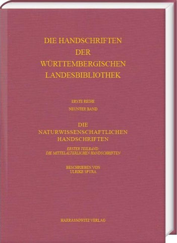 Die naturwissenschaftlichen Handschriften