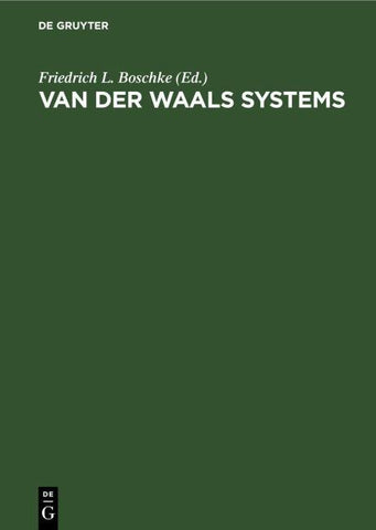 Van der Waals Systems