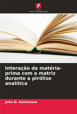 Interação da matéria-prima com a matriz durante a pirólise analítica