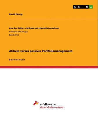 Aktives versus passives Portfoliomanagement