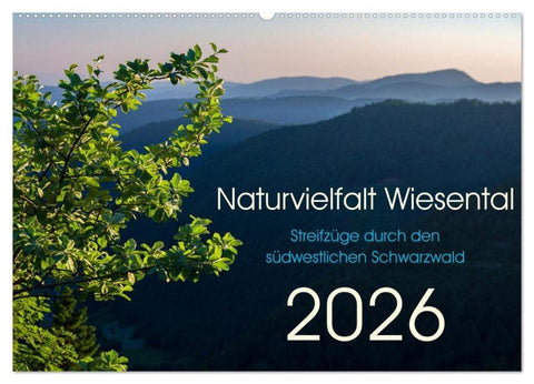 Naturvielfalt Wiesental (Wandkalender 2026 DIN A2 quer), CALVENDO Monatskalender