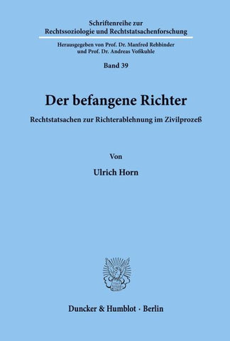 Der befangene Richter.