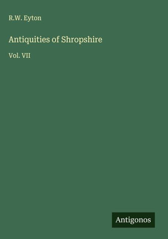 Antiquities of Shropshire