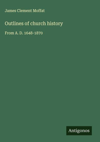 Outlines of church history