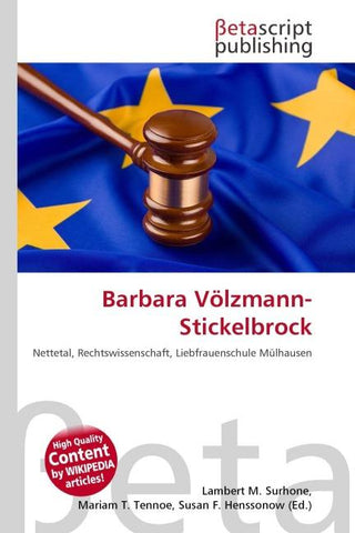 Barbara Völzmann-Stickelbrock