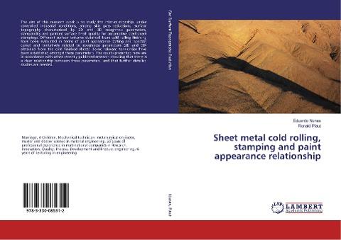 Sheet metal cold rolling, stamping and paint appearance relationship