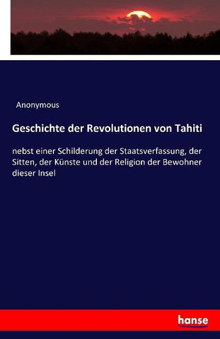 Geschichte der Revolutionen von Tahiti