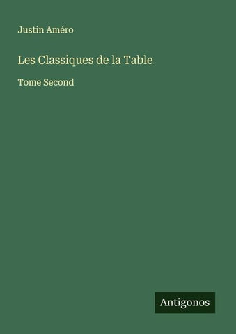 Les Classiques de la Table