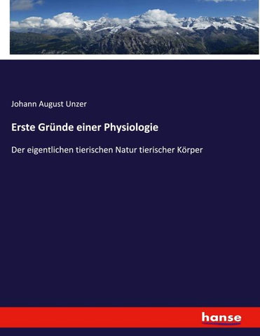 Erste Gründe einer Physiologie