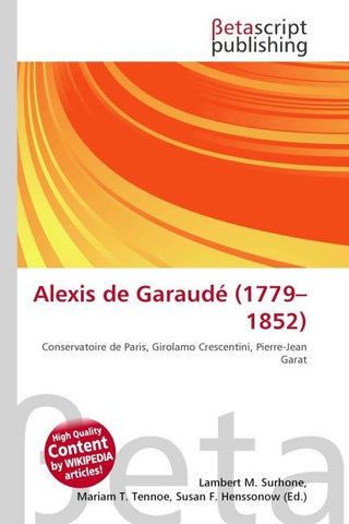 Alexis de Garaudé (1779-1852)