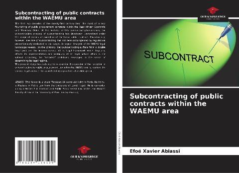 Subcontracting of public contracts within the WAEMU area