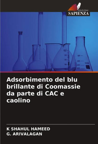 Adsorbimento del blu brillante di Coomassie da parte di CAC e caolino