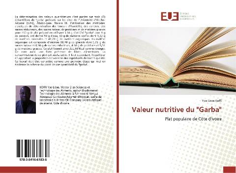 Valeur nutritive du "Garba"