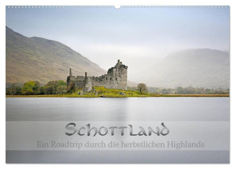Schottland - Ein Roadtrip durch die herbstlichen Highlands (Wandkalender 2026 DIN A2 quer), CALVENDO Monatskalender