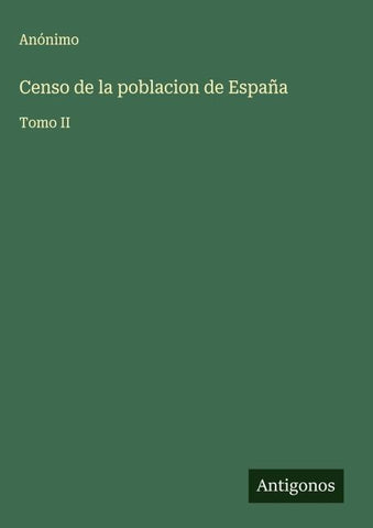 Censo de la poblacion de España