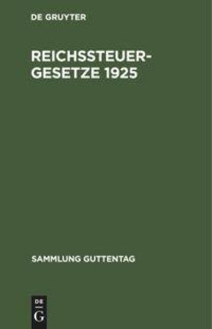 Reichssteuergesetze 1925