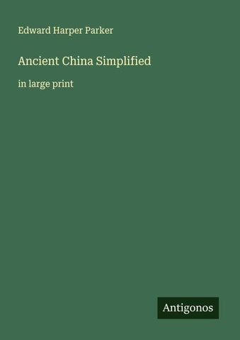 Ancient China Simplified