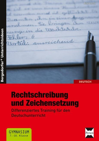 Rechtschreibung und Zeichensetzung